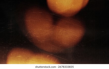 light leak overlay effect with scratch dust and bokeh light leaks, retro grain noisy film distressed texture light leak flare on black background, grunge dirty distressed blurry light background