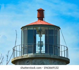 The Light At Mohegan Island, Maine, USA.	
