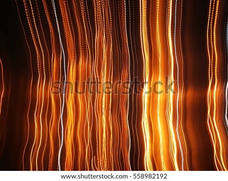 light motion with slow speed shutter
