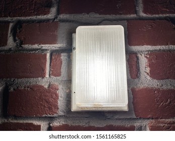 Light at night with bricks