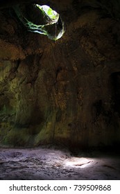 Light on cave