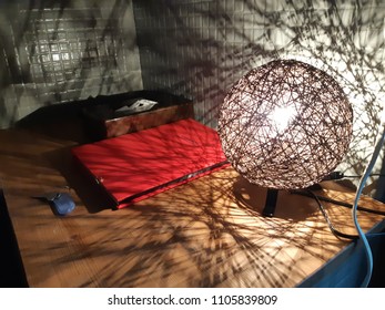 the light on a table