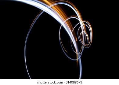 Light Painting Abstract Background 