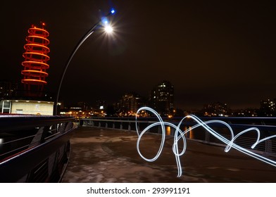 Light Painting Burlington Pier