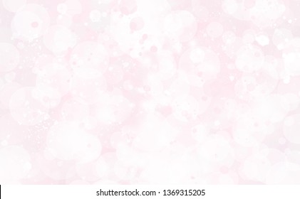 Light Pink abstract glitter bokeh background