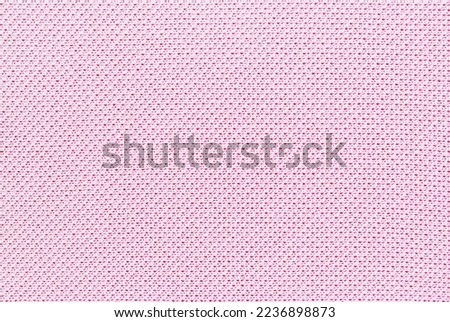 Light pink interlock fabric texture as background
