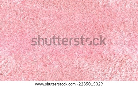 Light pink shiny fur texture. Glamorous trendy backdrop for adding text. Stock seamless image of soft fabric.