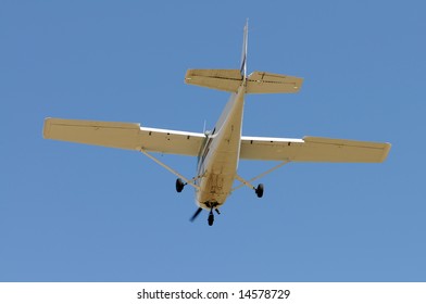 Light Plane Flying Overhead, Palo Alto, California