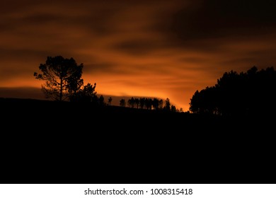 Light Polution, Night, Portugal