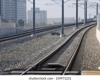 Light Rail In Denver, Colorado.