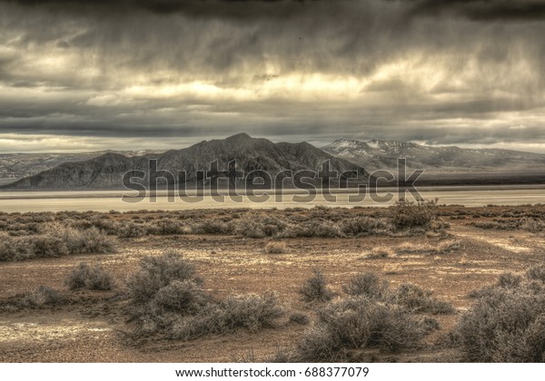 Light rain in the Black\
Rock Desert