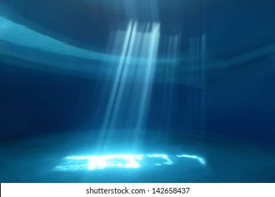 Light Rays Shining Through Water, Great For Your Design