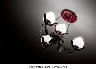 Light From Red Pendant Chandelier