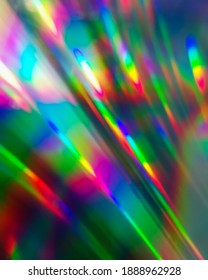 Light Refraction Abstract Rainbow Background