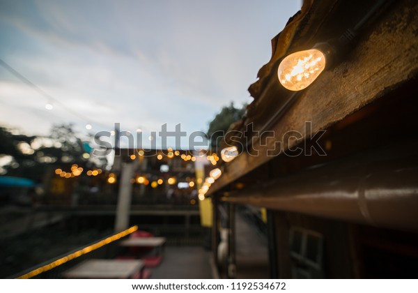 Light in the\
restaurant