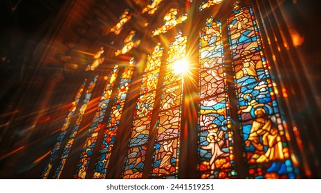 Light of Resurrection: Stained Glass Easter Window