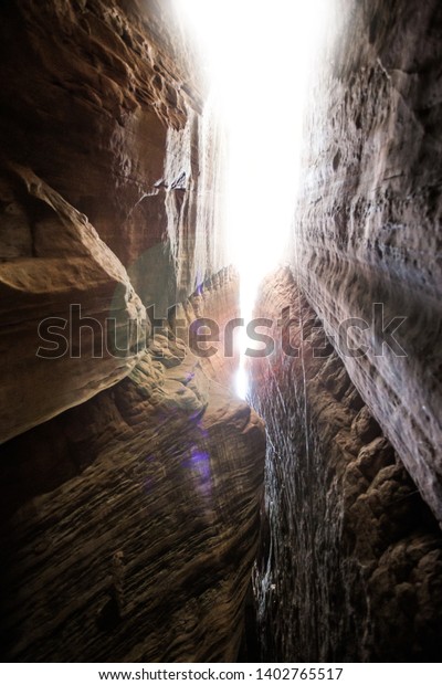 Light Shine Down Through Cavehole You Stock Image Download Now