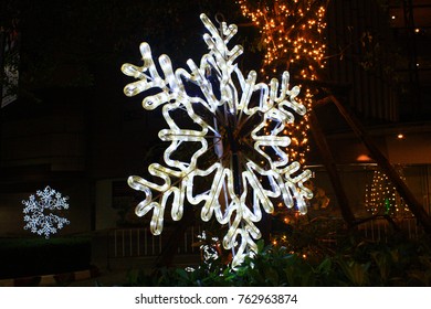  light snow flake From the LED