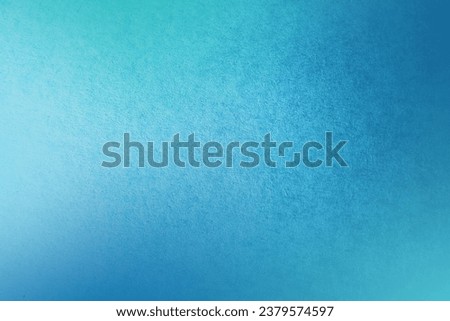 Light Soft two tone blue color gradation paint on environmental friendly cardboard box blank paper matte texture background with minimal style and space