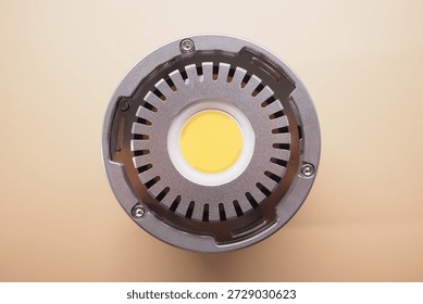 Light source device viewed from the top in a simple setting