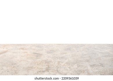 Light Stone Surface On White Background