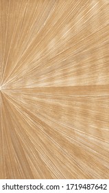 Light Straw Marquetry Starburst Pattern