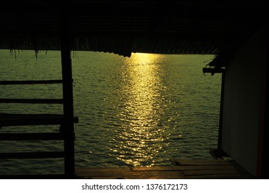 
The light of the sun that is going to fall