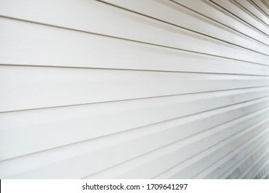 Light Vinyl Siding As Background