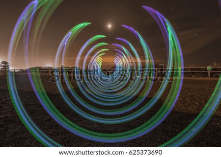 Image, Stock Photo sun worshippers Physics