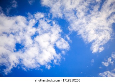 light white cloud with clear blue sy
