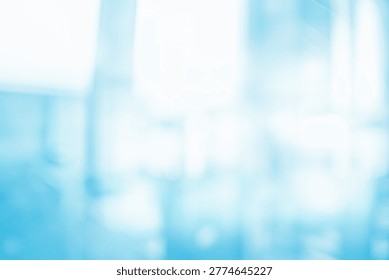 LIGHT WINDOW OFFICE BACKGROUND, BLURRED WORK PLACE DESIGN, BLUE INTERIOR BLUR WITH LIGHTNINGS AND DAY LIGHT REFLECTIONS FROM THE WINDOW, MEDICAL OFFICE BACKDROP, STORE DESIGN, SHOP INTERIOR TEMPLATE, BUSINESS ROOM SPACE PATTERN