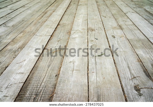 light wood background - perspective view wooden\
floor with thick desks
