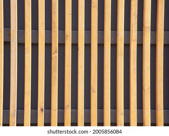 Light Wood Slats As Texture And Background         