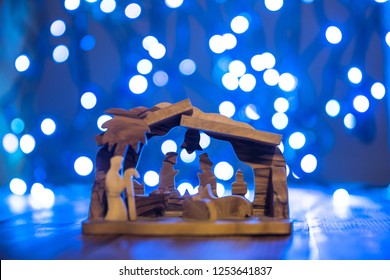 Christmas Nativity Scene Background Stock Photos Images