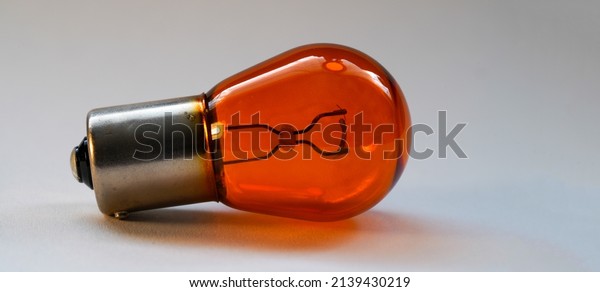 Lightbulb,\
halogen, incandescent lamp are reserve lamps for motor vehicles in\
12 volt operation photographed in the\
studio