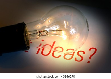 lightbulb and ideas