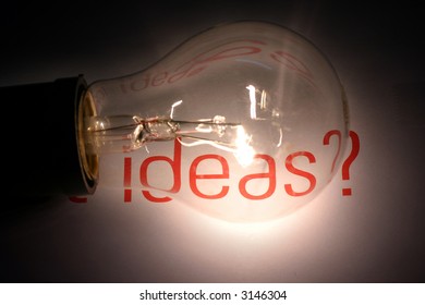 lightbulb and ideas