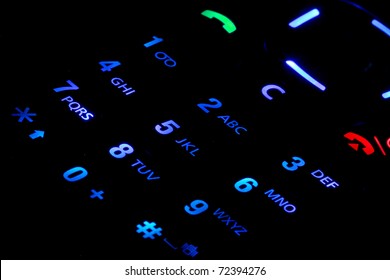 Lighted Cell Phone Keypad