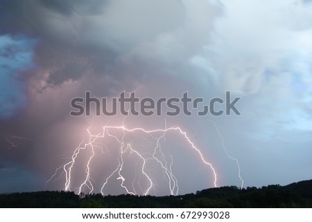 Lightening strike