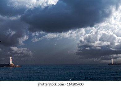 Lighthouse After Storm