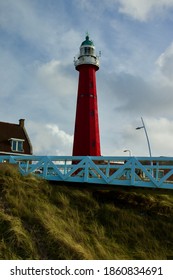 The lighthouse along the coast at Scheveningen, The Hague, The Netherlands