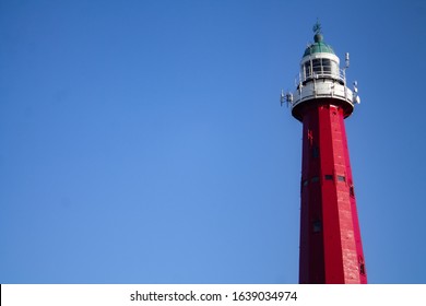 The lighthouse at the beach of Scheveningen 