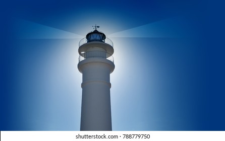 Lighthouse Beacon Shining