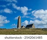 Lighthouse at Cap Levi on the Cotentin peninsula, Normandy