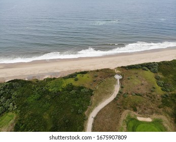 Lighthouse Cape Cod Aerial By Drone