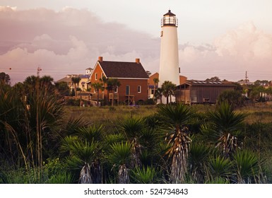 Lighthouse At Cape St. George, Florida