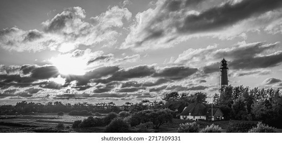 the lighthouse with clouds 3