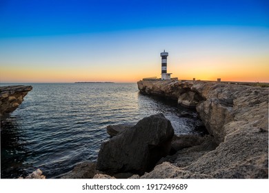 Lighthouse Colonia Sant Jordi Sunset