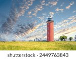 Lighthouse in Cuxhaven, North Sea, Germany 