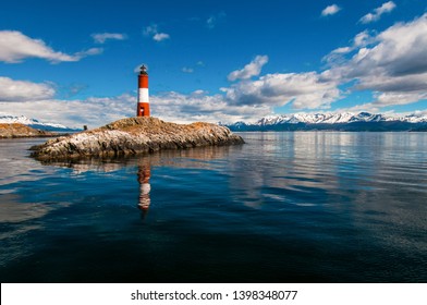 Lighthouse from the end of the world Ushuaia, Tierra del Fuego - Patagonia Argentina